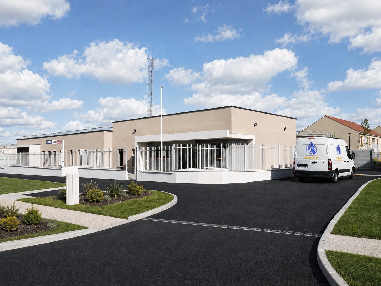 Gendarmerie nationale de Survilliers livrée après travaux