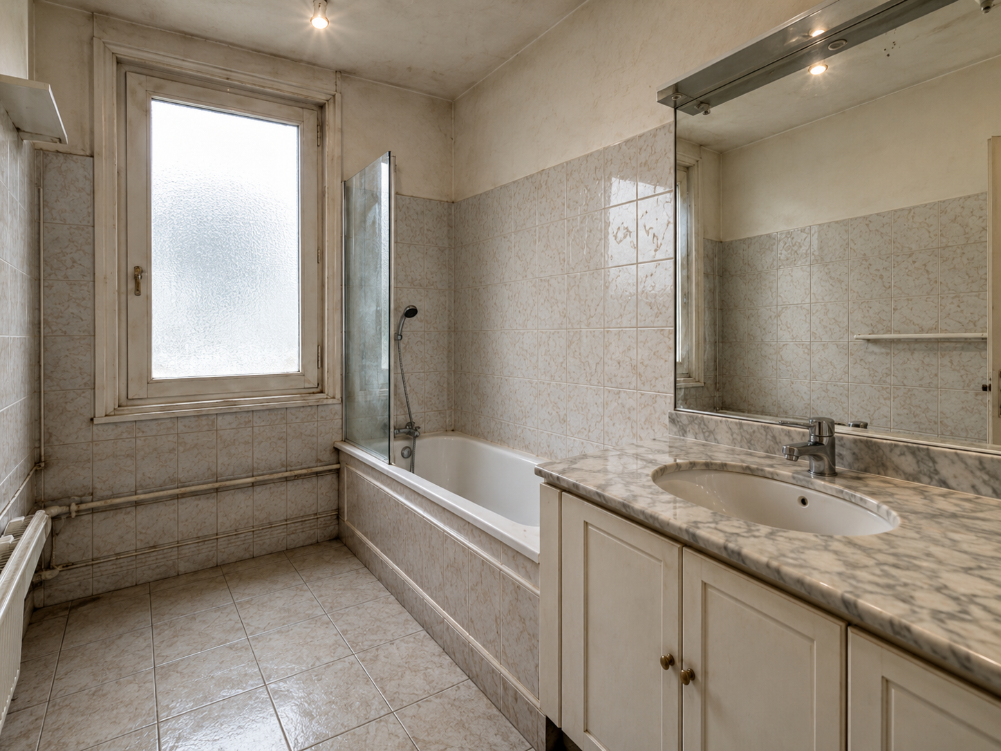 Salle de bain avant travaux